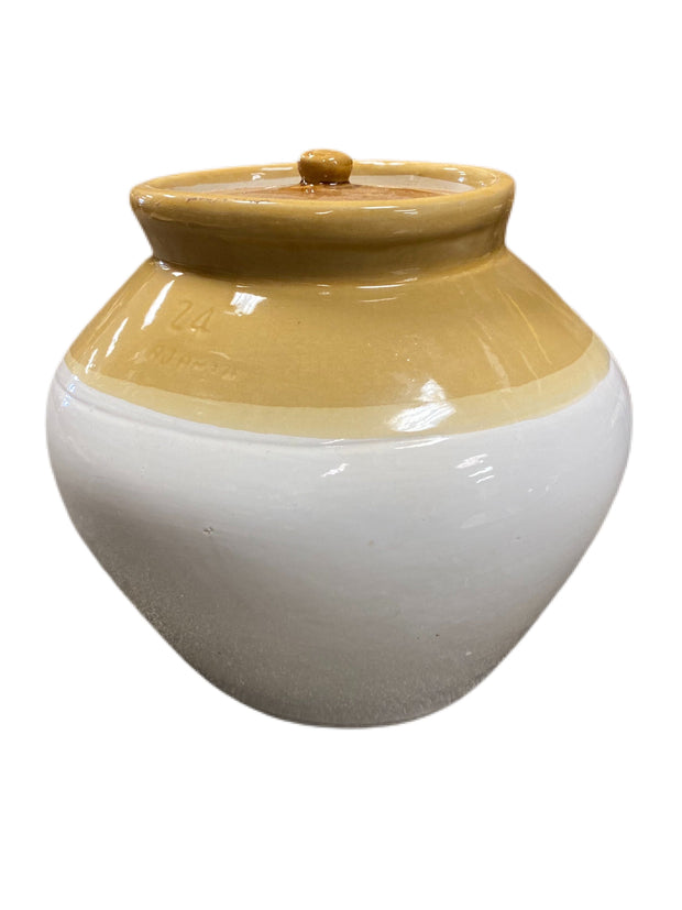 AS IS - Ginger Pot with Lid