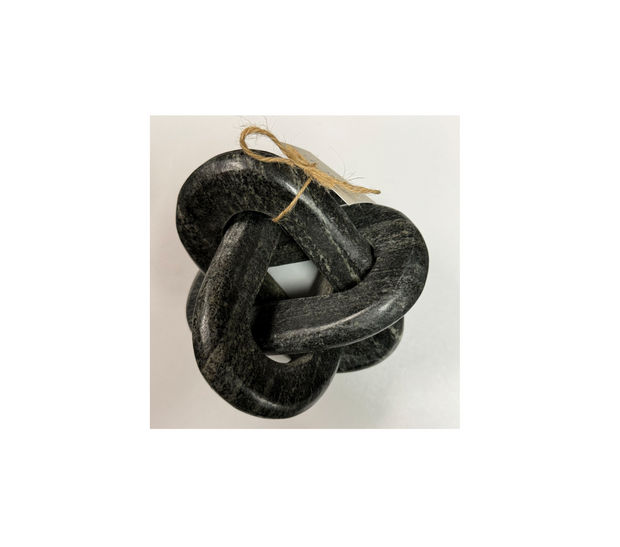 Black Marble Chain Knot