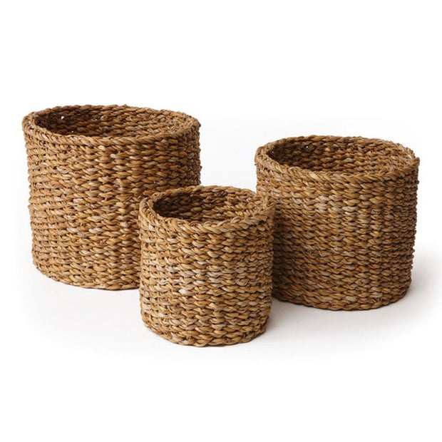Mini Round Seagrass Basket, Three Sizes