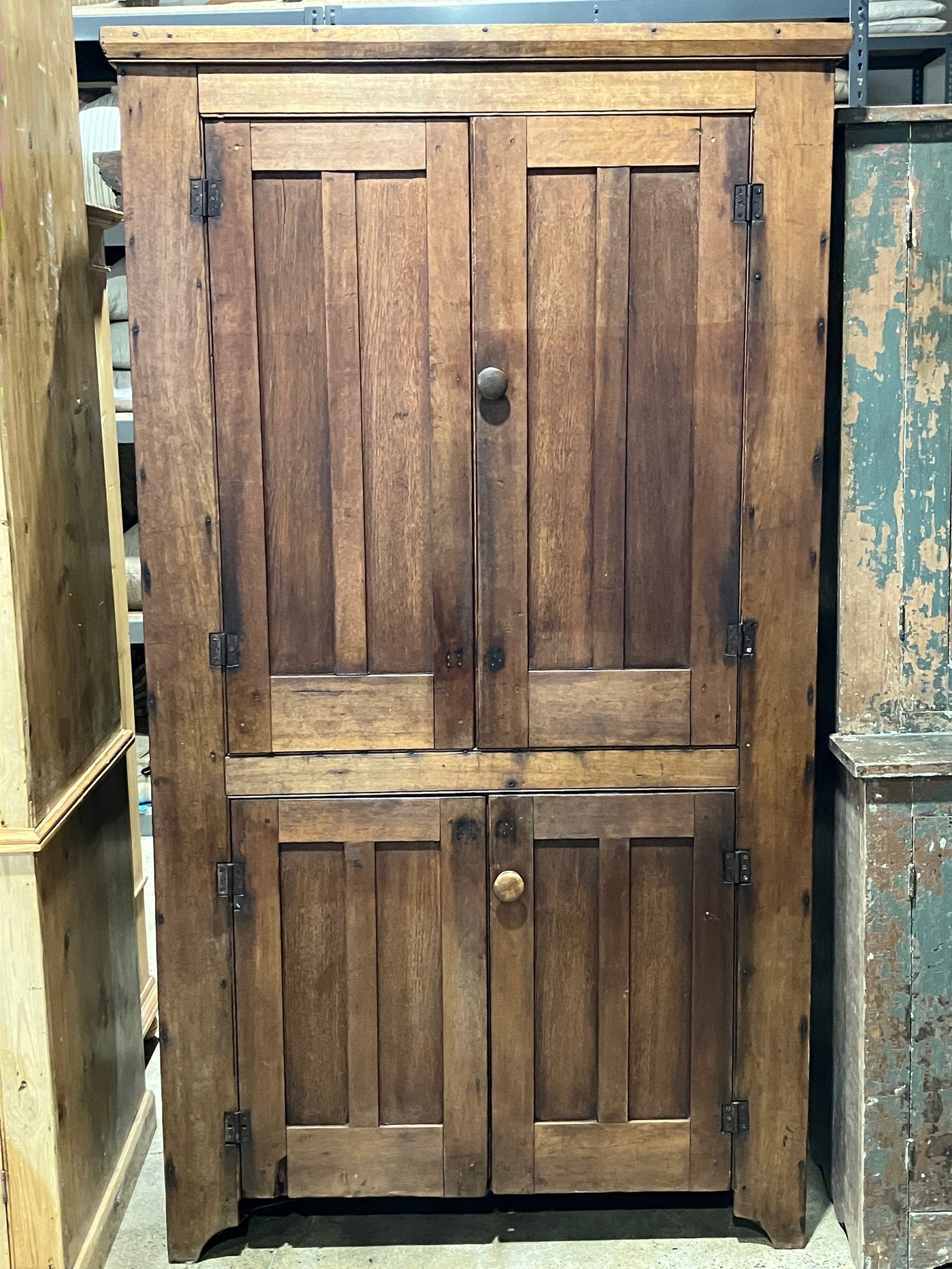 antique furniture restoration example of armoire by The Shop Granite Bay CA