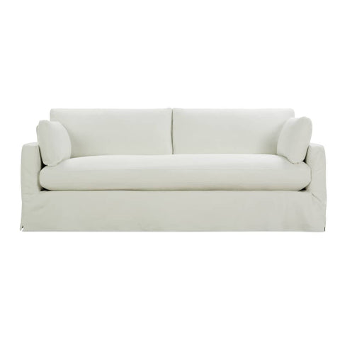 Sylvie Slipcovered 88" Bench Cushion Sofa