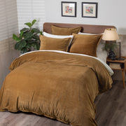 Tahoma Ochre Cotton Duvet, King