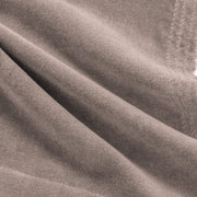 Tahoma Mushroom Cotton Velvet Sham, Dutch Euro