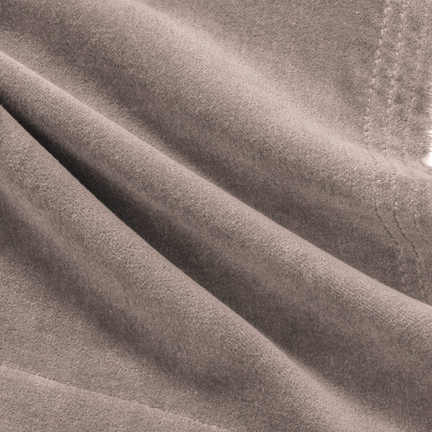 Tahoma Mushroom Cotton Velvet Sham, Dutch Euro