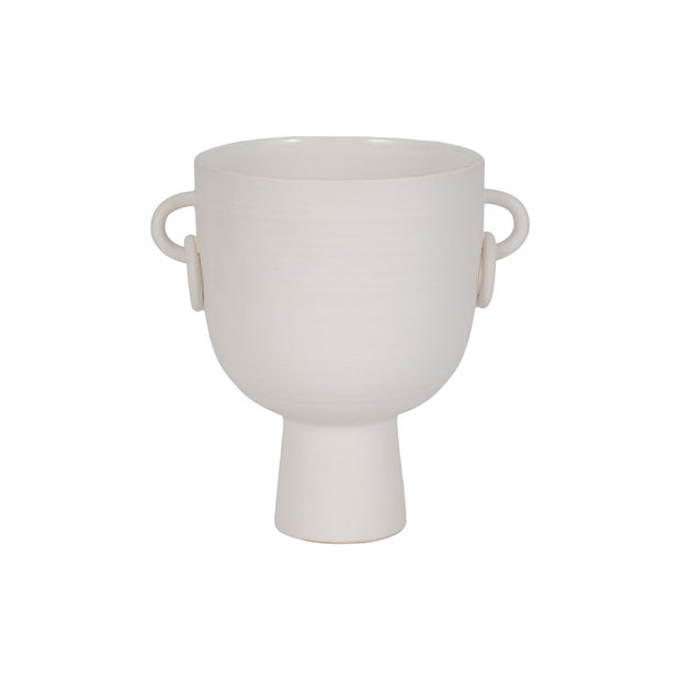 10" Ceramic Vase w/ Handles