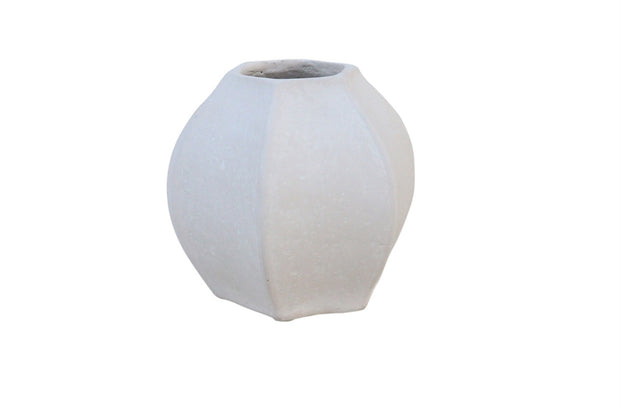 Geometric Paper Mache Vase