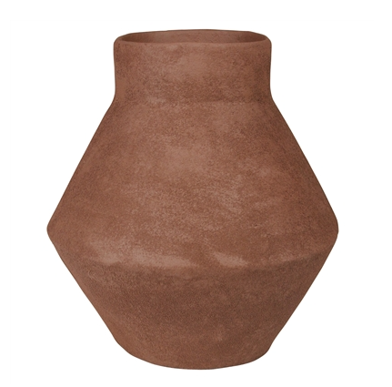Corsica Angled Pot, Terra Cotta, Large
