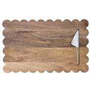Mango Wood Serving Board w/Knife