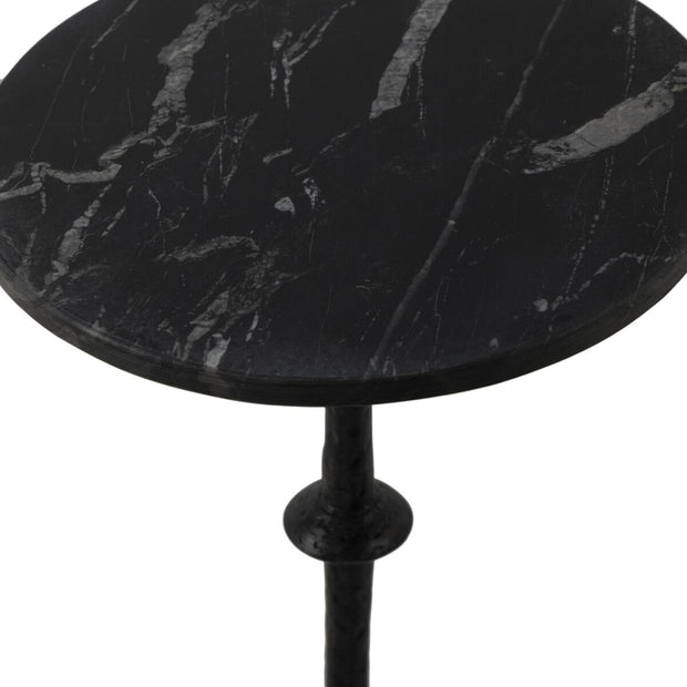 Joey End Table, Black Marble