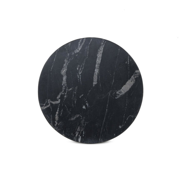 Joey End Table, Black Marble