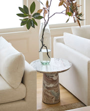 Portola End Table, Marble