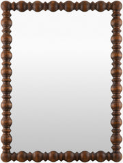 Brennan Mirror, Antiqued Dark Brown