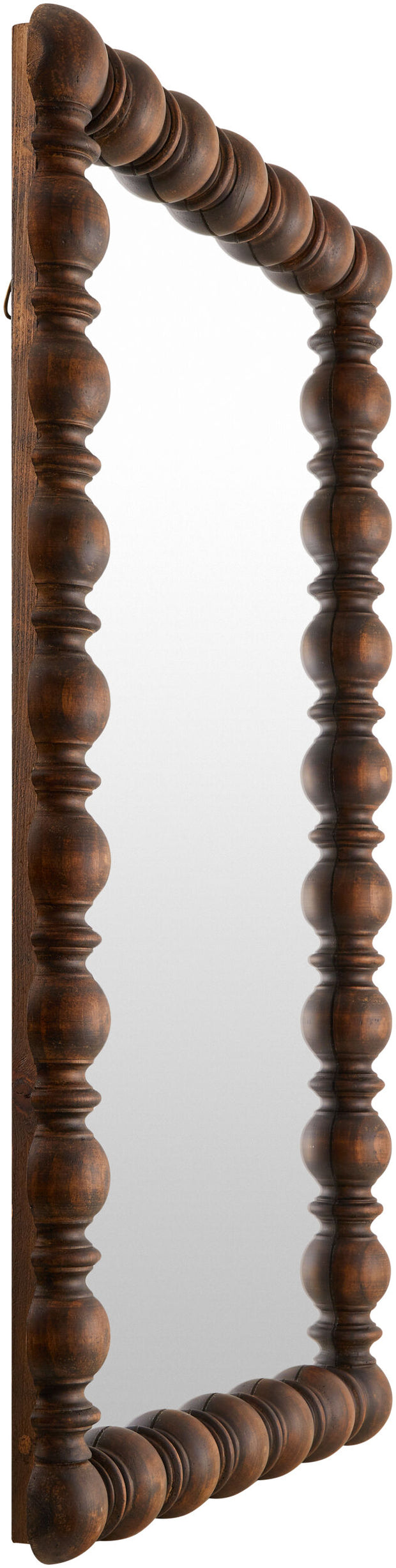 Brennan Mirror, Antiqued Dark Brown