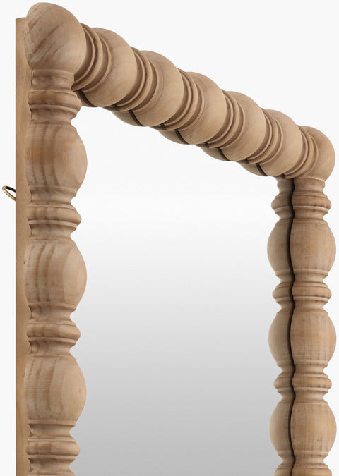Brennan Mirror, Antiqued Wood