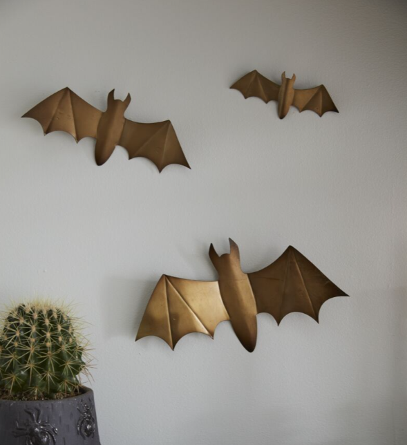 Winged Bat Wall Decor, Set of 3