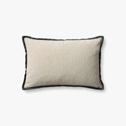 Sullivan Natural Black Pillow, 13"x21"