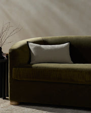 Sullivan Natural Black Pillow, 13"x21"