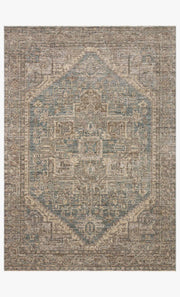 Priscilla Blue Bark Area Rug, 7'10" x 10'0"