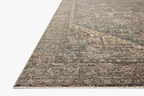 Priscilla Blue Bark Area Rug, 7'10" x 10'0"