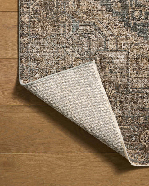 Priscilla Blue Bark Area Rug, 7'10" x 10'0"