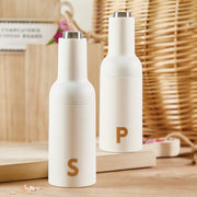 Electric Salt & Pepper Grinder, Matte White