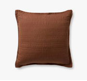 Textured Stripe Pillow in Brown, 22x22