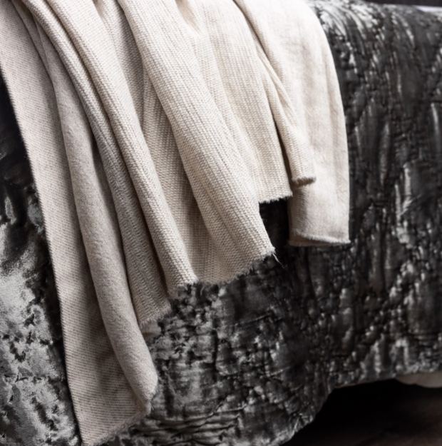 Burhan Oatmeal Coverlet
