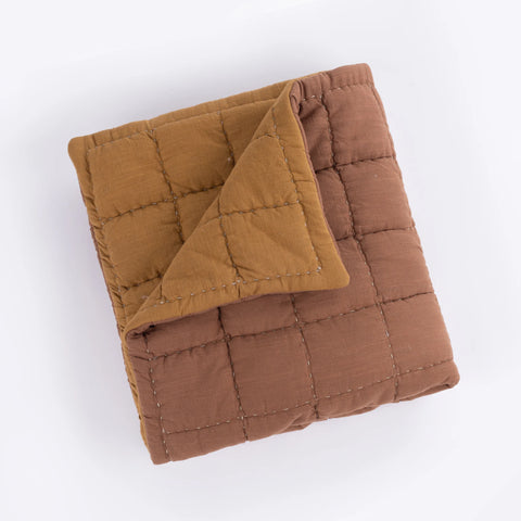 Spencer Ochre Quilt, Queen