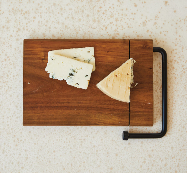 Acacia Wood & Stainless Steel Cheese Slicer
