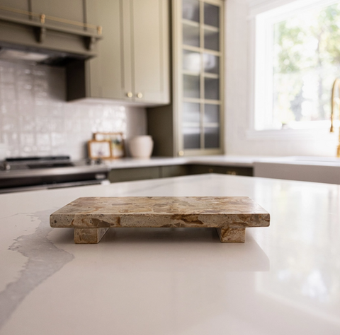 Chocolate Marble Trivet Riser