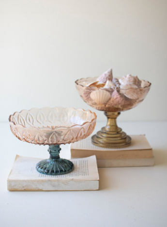 Glass Compote, Large