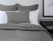 Dalton Ash Grey Quilt, Queen