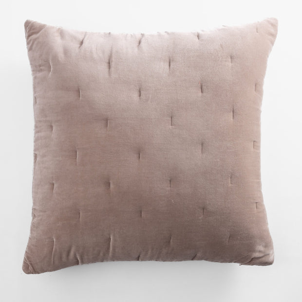 Mesa Mushroom Linen & Velvet Sham, Euro