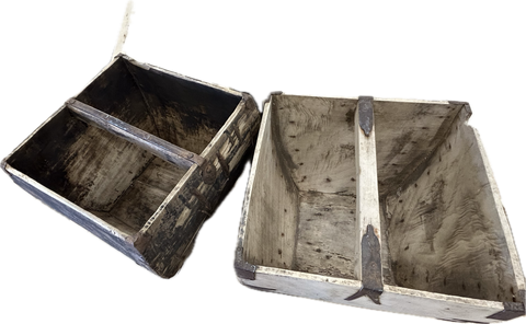 Vintage Chinese Rice Measuring Basket