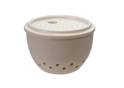 Stoneware Garlic & Ginger Grater, White