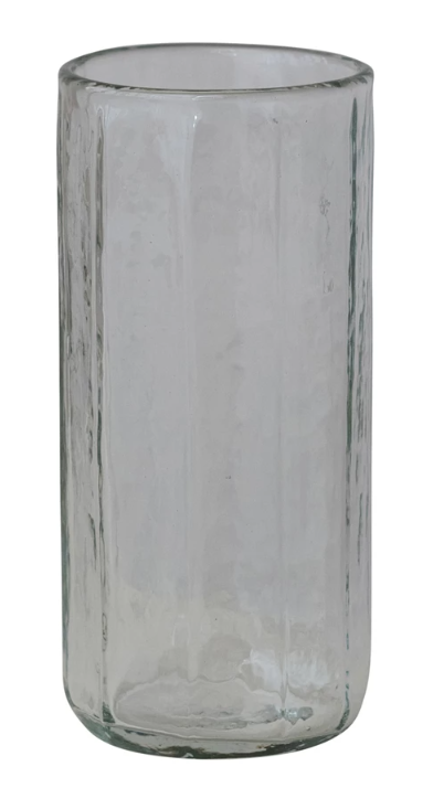 Hand-Blown Drinking Glass, Tall