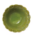 Scalloped Bowl, Green
