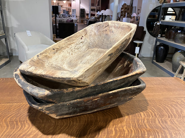 Vintage Chinese Dough Bowl, X-Large