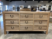 Reclaimed Elm Nine Drawer Dresser