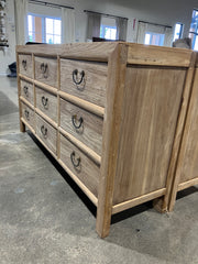 Reclaimed Elm Nine Drawer Dresser