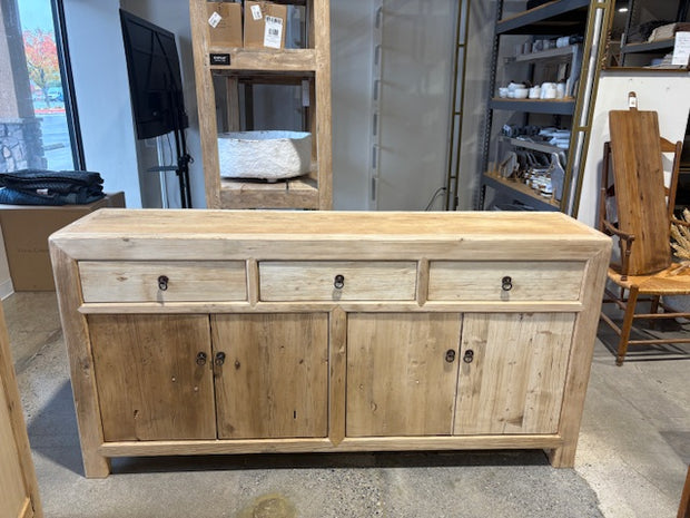 Reclaimed Three Drawer, Four Door Buffet
