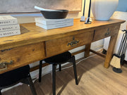 Rustic French Console Table