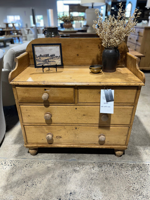 Vintage English Pine Mini Dresser