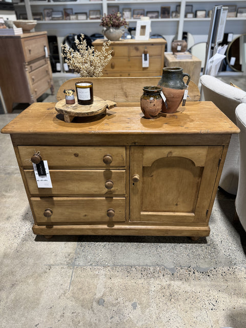 Vintage English Pine Buffet