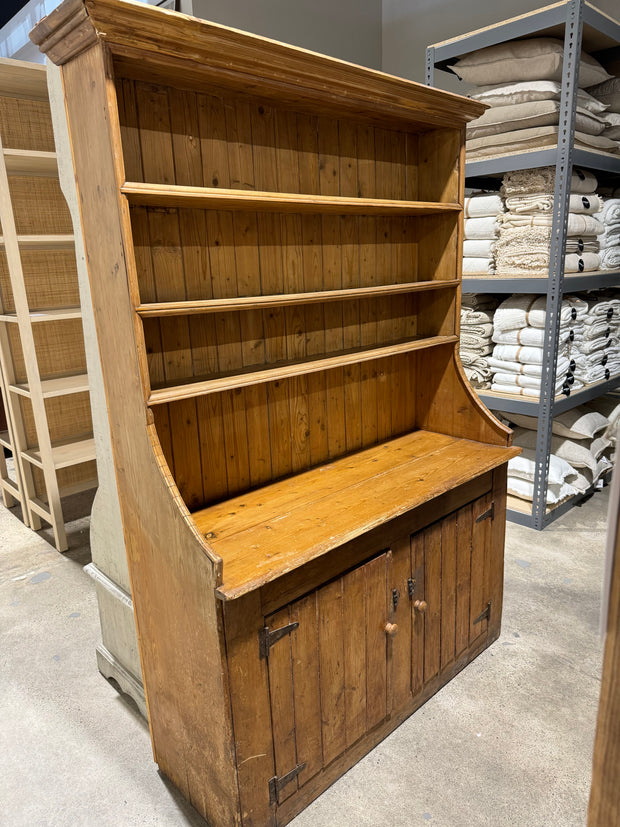 Edith Light Oak Vintage Hutch