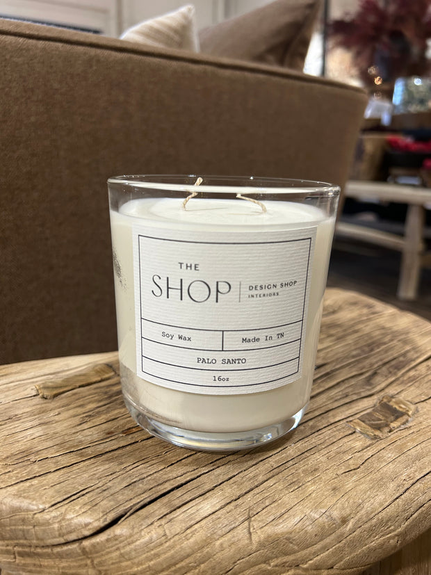 Palo Santo Shop Candle