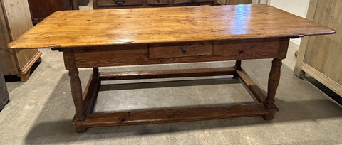 Vintage Library Table w/Drawer