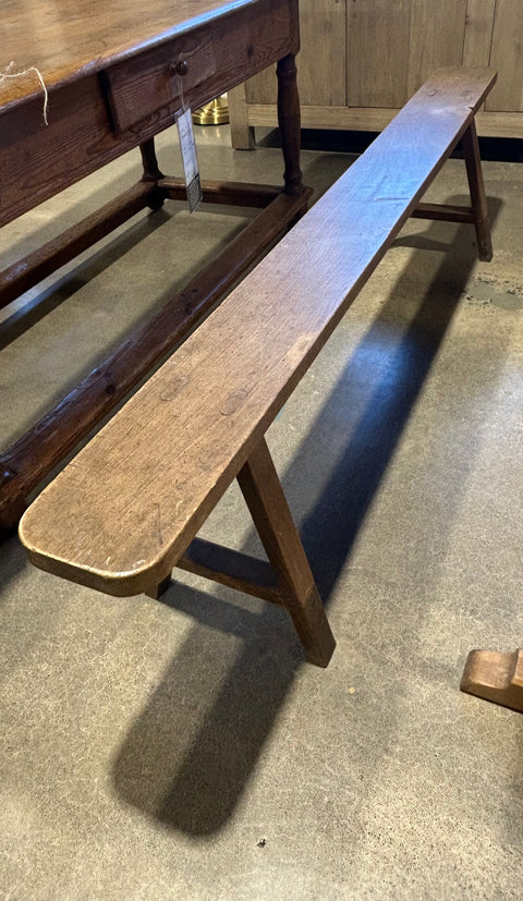 Vintage Bench, Weathered Brown