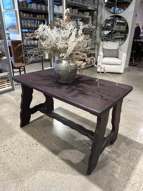 Vintage #72 Side Table w/ Stretcher