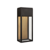Open Box, Irvine Medium 3/4 Wall Lantern, Bronze w/Clear Glass